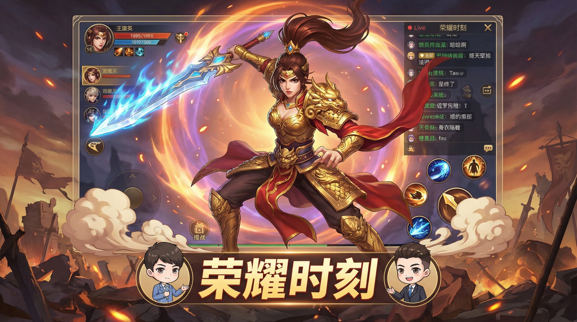 小蓝视频王者荣耀解说视频